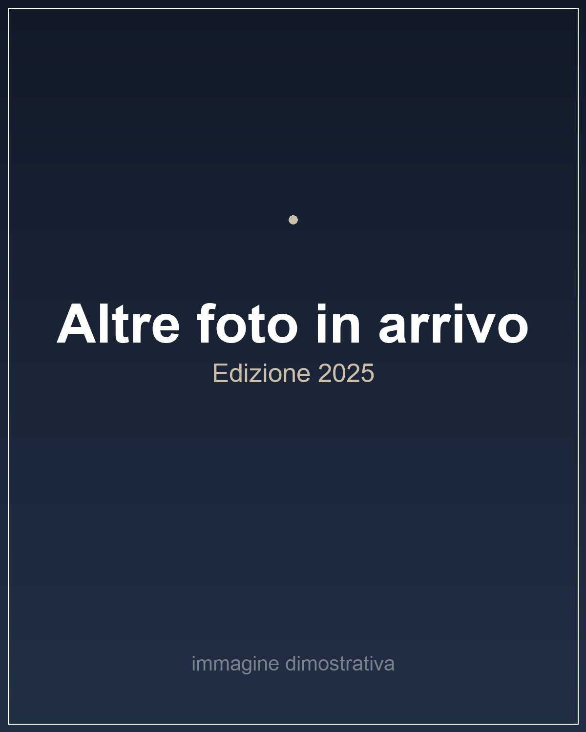 Altre foto in arrivo